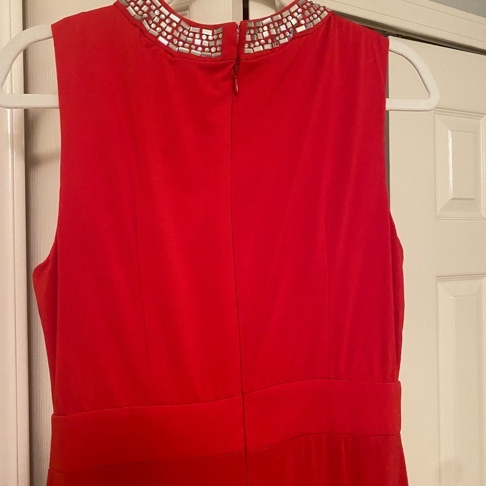 Karina Red Maxi Dress - Picture 10 of 16